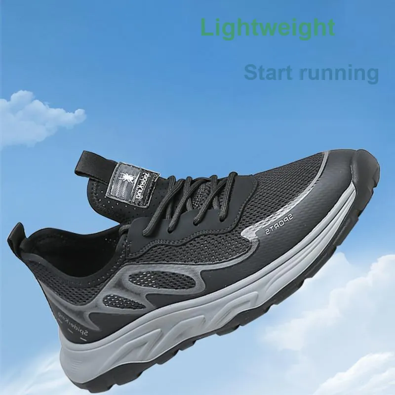 Spider King Low Top Casual Shoes Men's Black-1