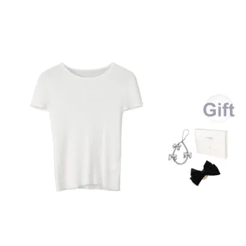 Fstudio Summer Korean Style Fresh Look Girlish Outfit Slimming Versatile Short Sleeved T Shirts Women's