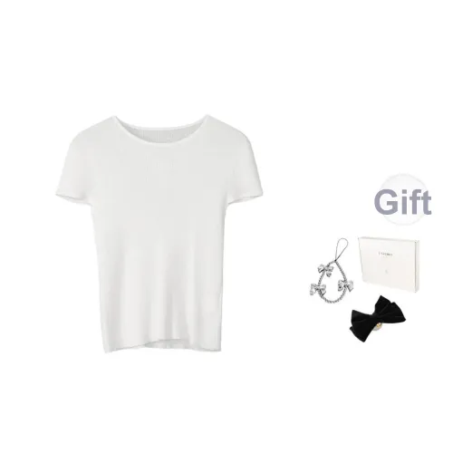 Fstudio Summer Korean Style Fresh Look Girlish Outfit Slimming Versatile Short Sleeved T Shirts Women's