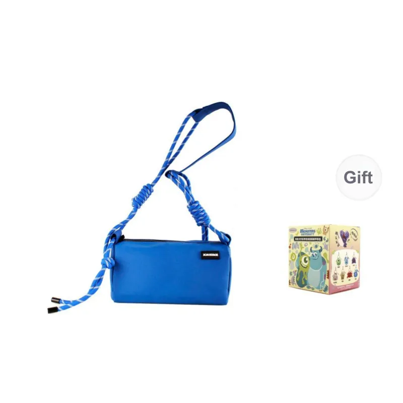 BACKSTAGE Polyester Shoulder Bag, Crossbody Bag Unisex Ecru/Black/Blue/Gray-0