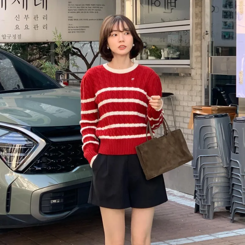 Fstudio Knitwear Women's Red-2