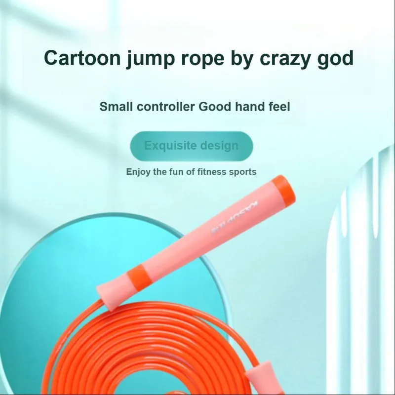 KASUP Student Supply Non Countable Jump Ropes Students Handle Material PP, Rope Material PVC 3m-2
