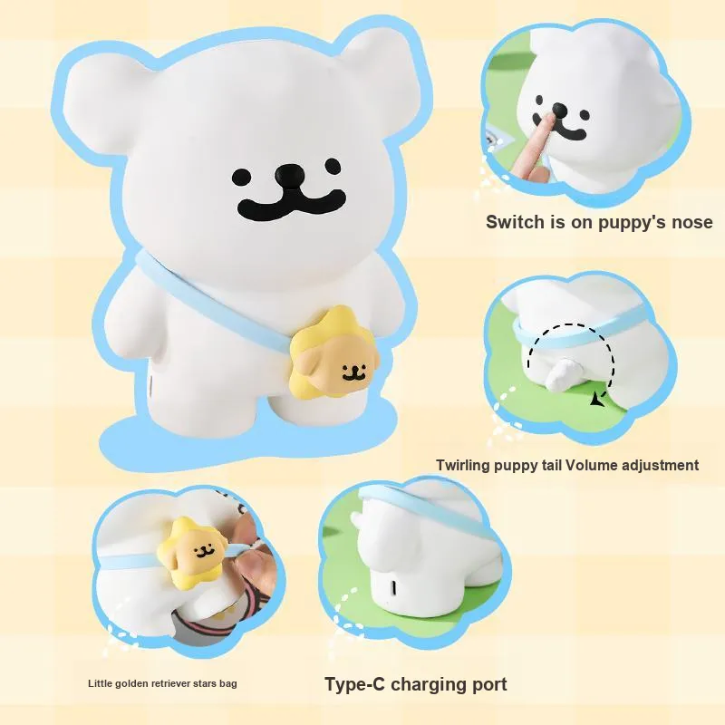 YANCANG x Line Puppies Speaker Creative Desktop Ornament Practical Creative Accessory