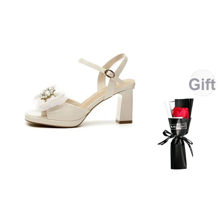 DAPHNE Chunky Heel High Heels 7cm Women's