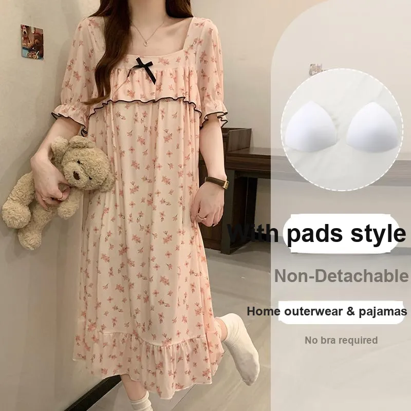 OUSHIBO Nightgown Women's Image Color-5