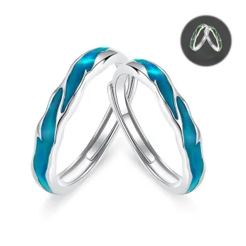 YINCHIE 999 Fine Silver Rings Unisex
