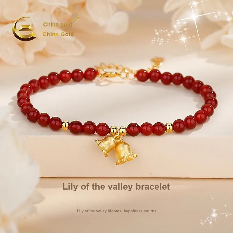 CHINA GOLD Agate Jade Bracelets Women's-1