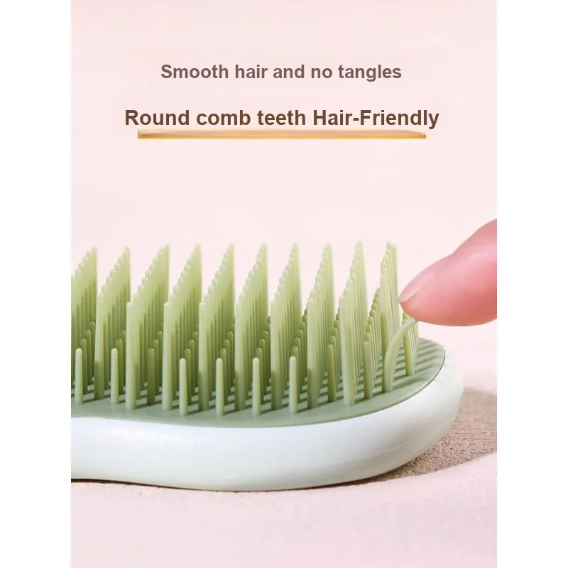 Gentle Welcome Banana Leaf Long Hair Fluffy Styling Smooth Hair Comb Hair Combing-6