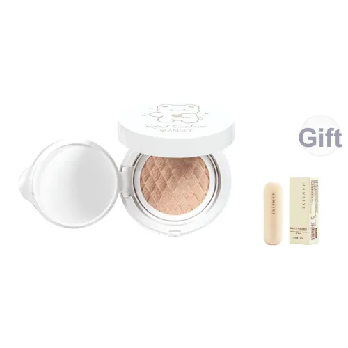 MANSLY Roller Медведь Воздушная подушка Маскирующий Крем Увлажняющий Длинный Сдерживающий Матовый Контроль Жирности Легкий Прозрачный Росный Тон Кожи