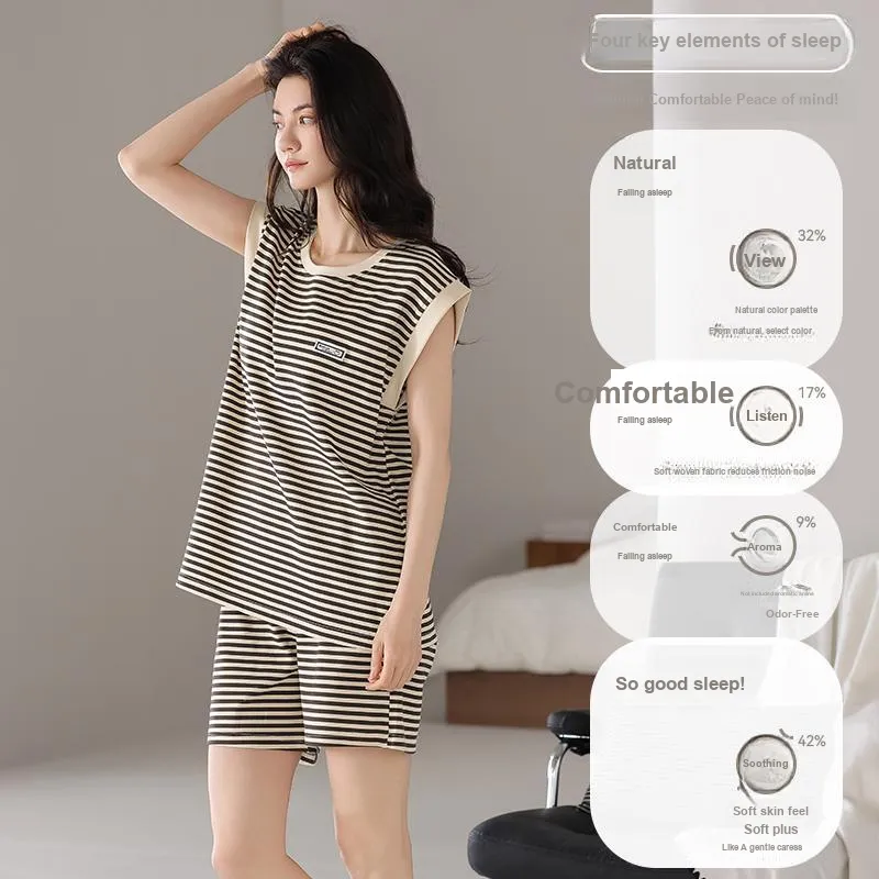MIIOW Cool One Summer Series Pajama Set Women's Black-1