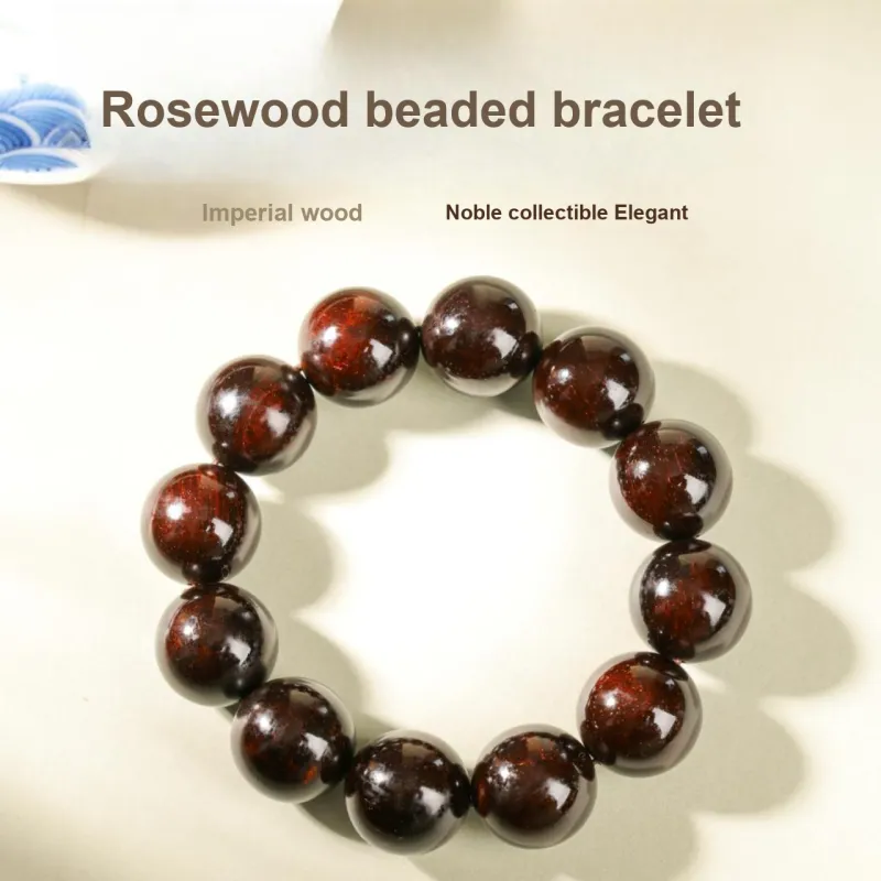 Santan Lodge Pterocarpus Wooden Bracelets Unisex-1
