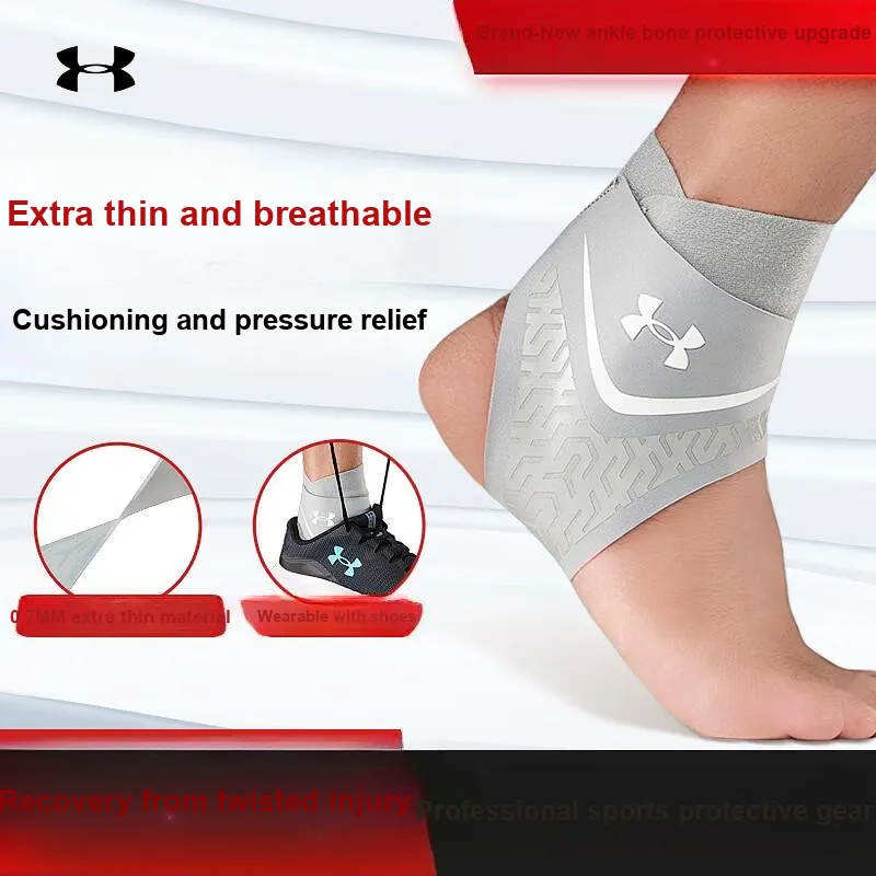Under Armour Ankle Brace[High Elasticity No Restriction] Soccer Basketball Running Cycling Unisex Polyamide-1