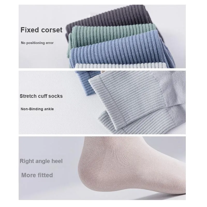 MIIOW Mid Calf Socks Unisex 5 Pack-13