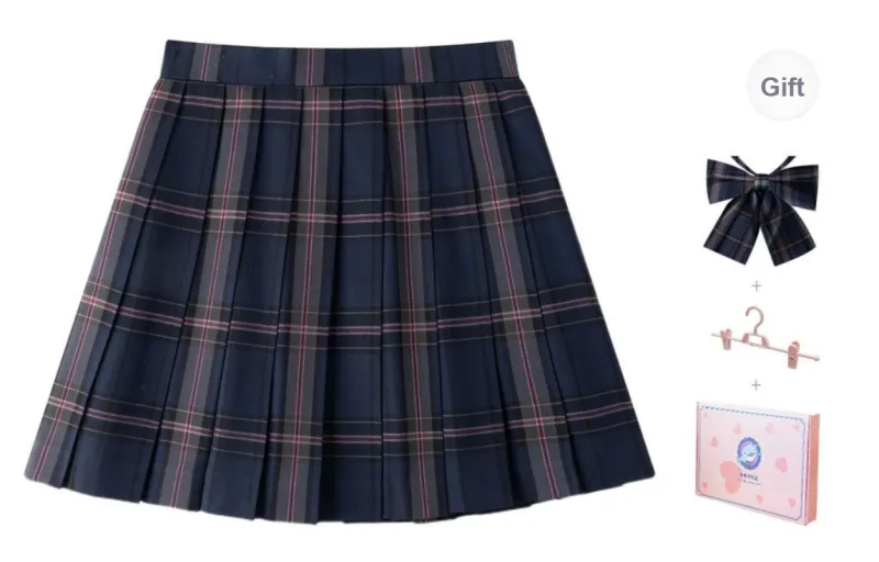 Tokyo Season Casual Short Skirts Women's Gift Box Set Dark Purple-1