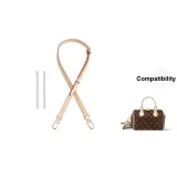 Vegetable Tanned Leather 1.5cm-Width 3 Sections Adjustable 72-119cm[Top Grain Cow Leather]