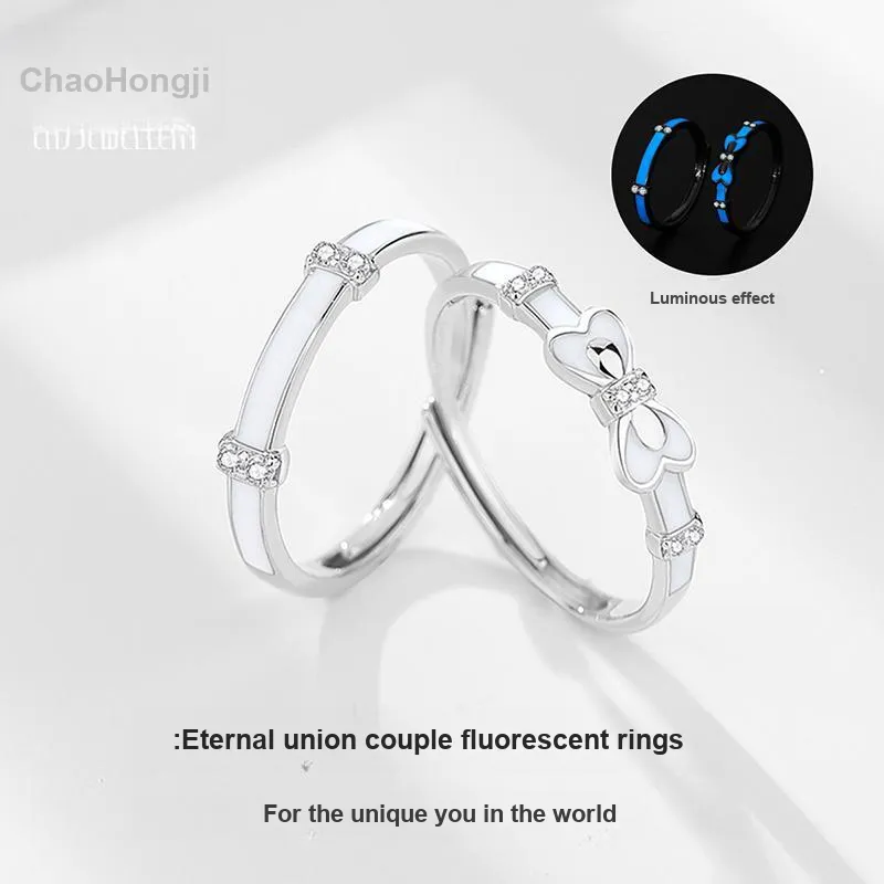 CHAOHONGJI S925 Silver Rings Unisex-13