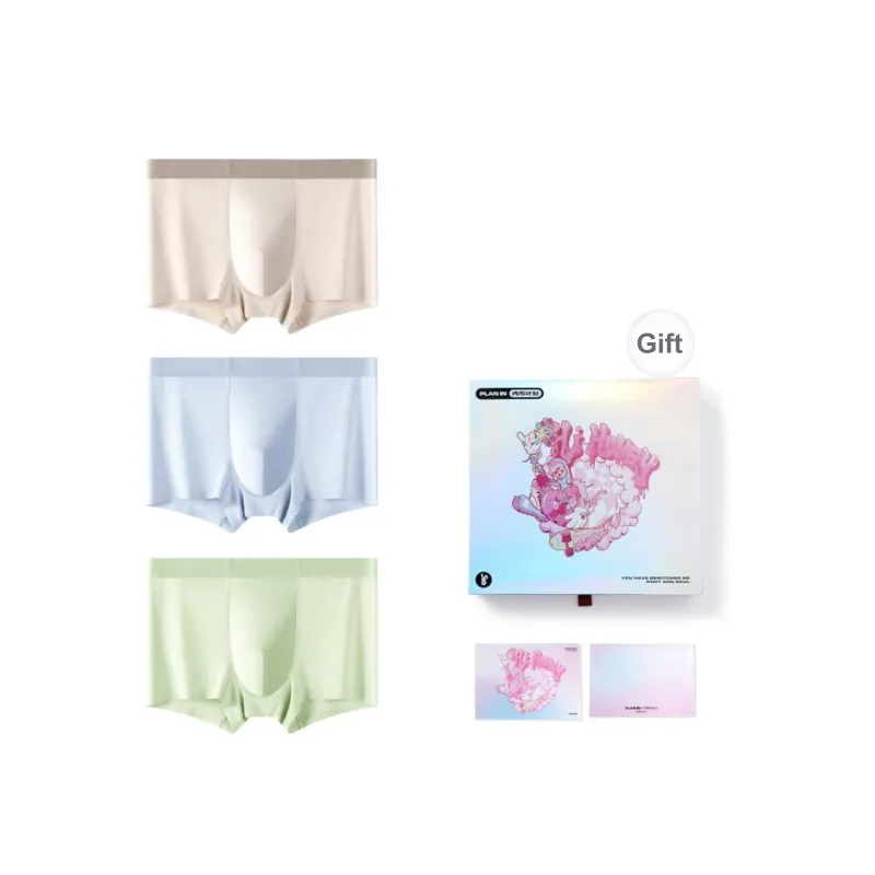 PLAN IN Underpants Men's 3 Pack, Combo Set, Gift Box Set-58