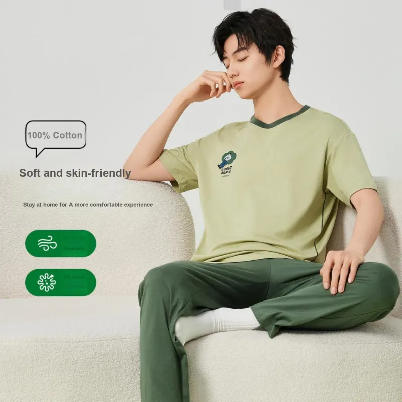 YOUKESHU Pajama Set Men's Shopping Bag-2