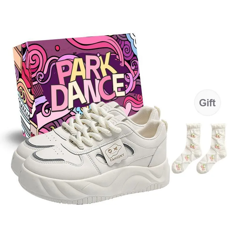 PARK DANCE Low Top Skateboard Shoes Women's-19