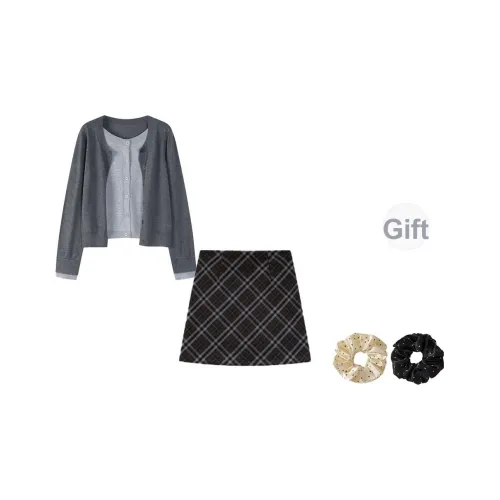 CANTALOVE Серый Женский Комплект с Юбкой