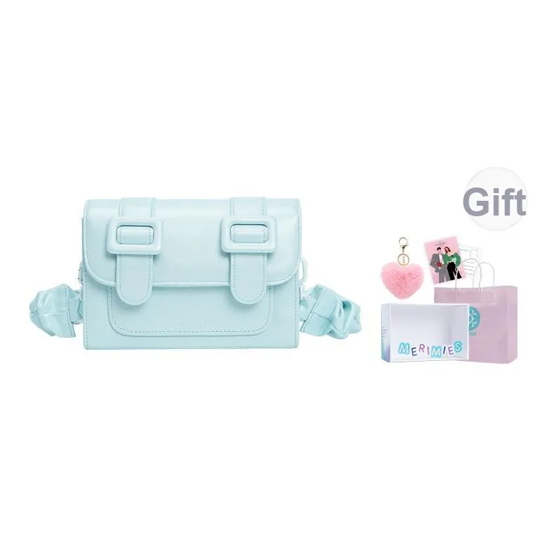 MERIMIES Официальный Почтовая сумка из ПУ (полиуретана) кожа Премиум Городской Чик Стиль Сумка через плечо Маленькая Женская Синяя