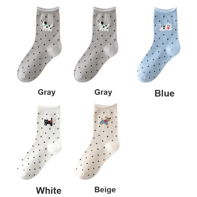 H YXIANG Mid Calf Socks Women's Combo Set-27