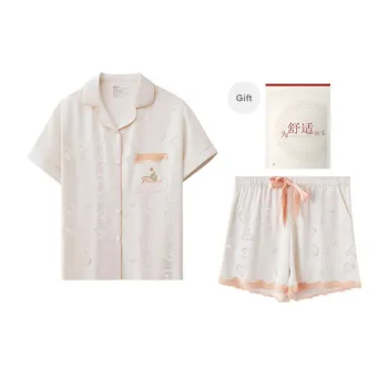 Red Beans At Home Pajama Set Women's