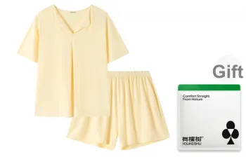 YOUKESHU Pajama Set Women's Shopping Bag