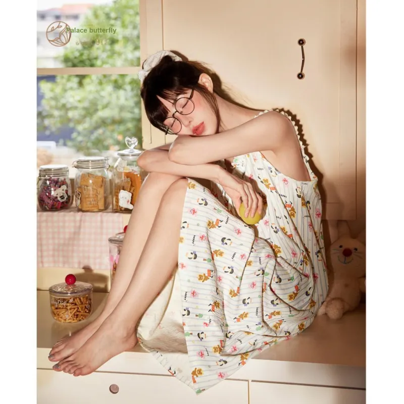 Gongdie x ZAOWUCANXIONGDI,LIANMINGKUAN Nightgown Women's-2