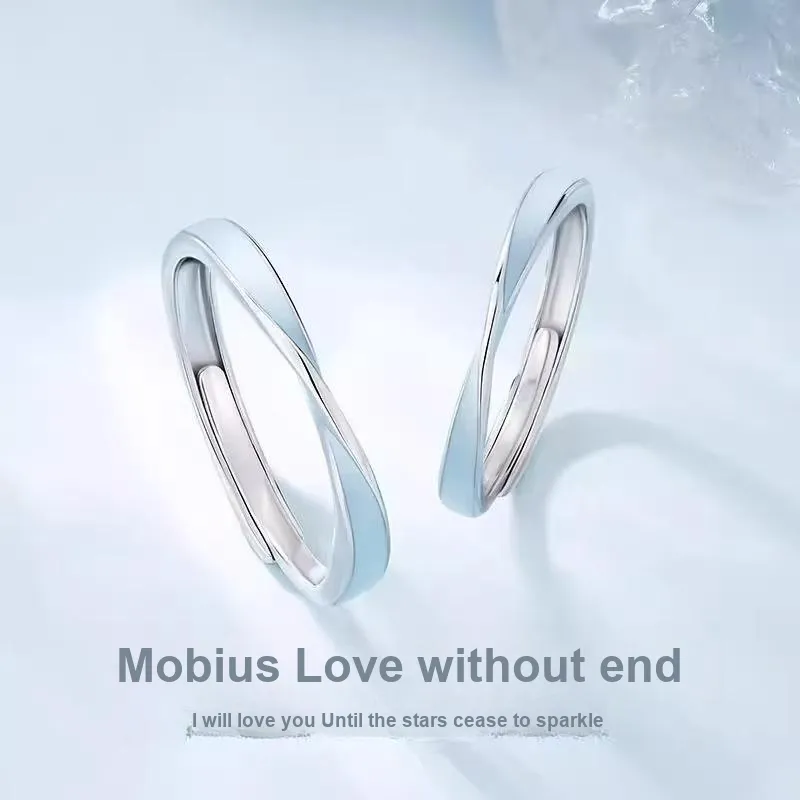 MOVER S999 Fine Silver Rings Unisex-6