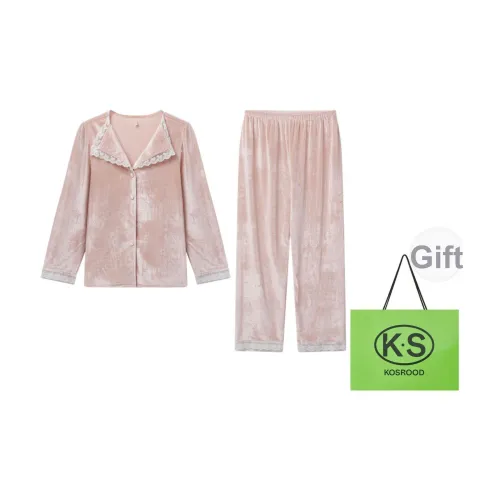 Kosrood Пижамный комплект женский розовый