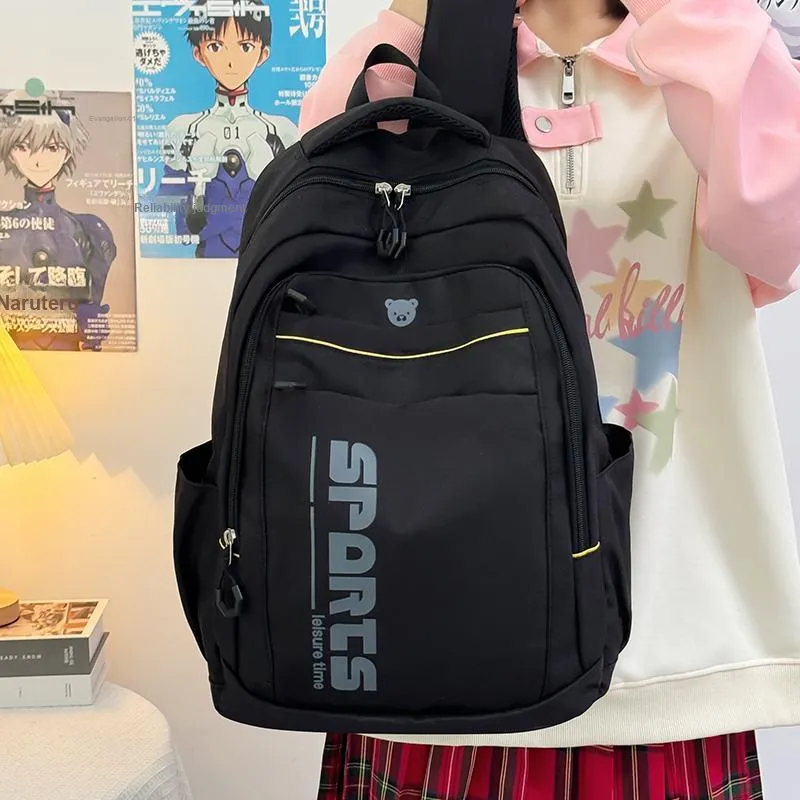TOUTSEUL YOLO Canvas Backpack Regular Women's Pink/White/Black/Blue-11
