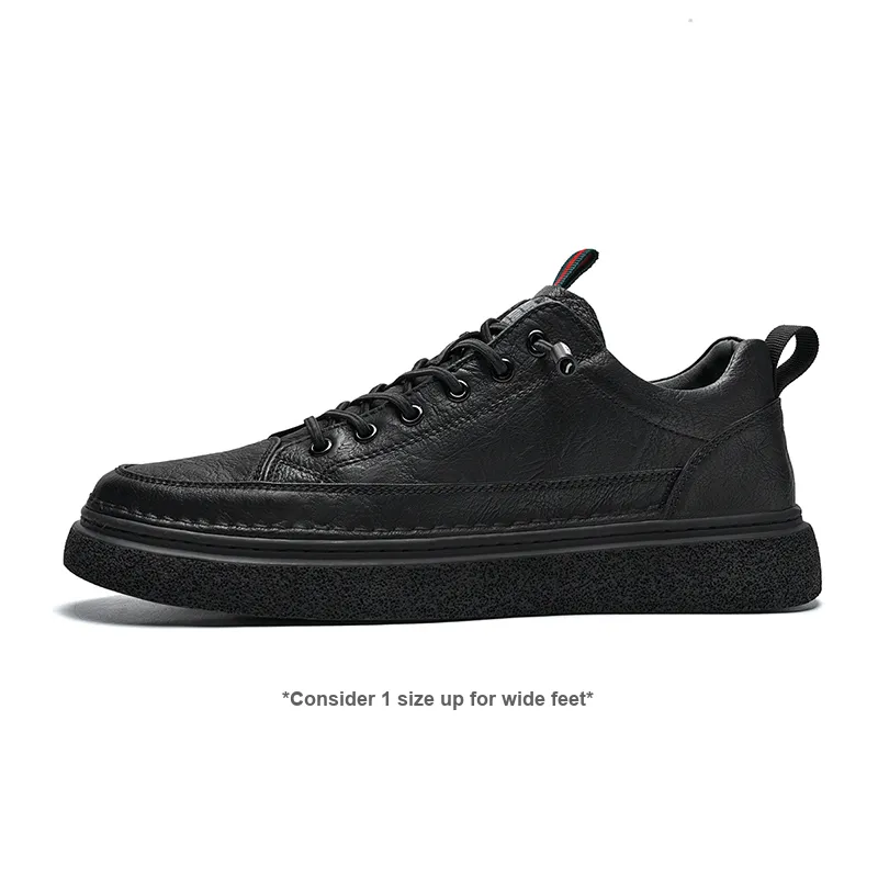 AOKANG Low Top Skateboard Shoes Men's Black-0
