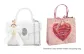 Crocodile Pattern White, Comes with I Love You Shopping Bag