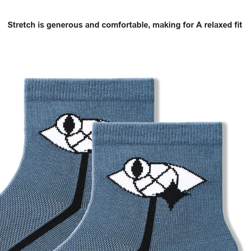 Primeet Mid Calf Socks Fall Winter Unisex 5 Pack Mixed Color-12