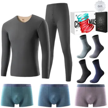 SEPTWOLVES Thermal Set Men's 8-piece Gift Box