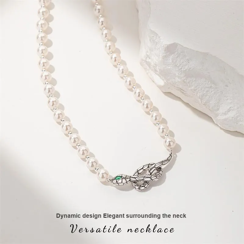 QLADY Faux Pearl Alloy Necklaces Women's-2