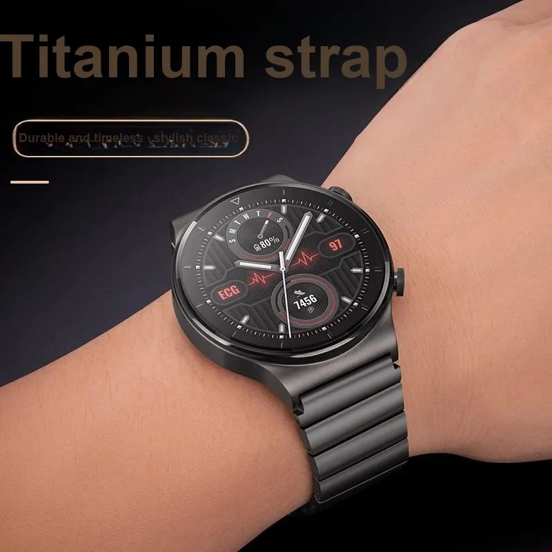 PULAISI Apple And Huawei Compatibility Watch Band 220mm Titanium Material-4