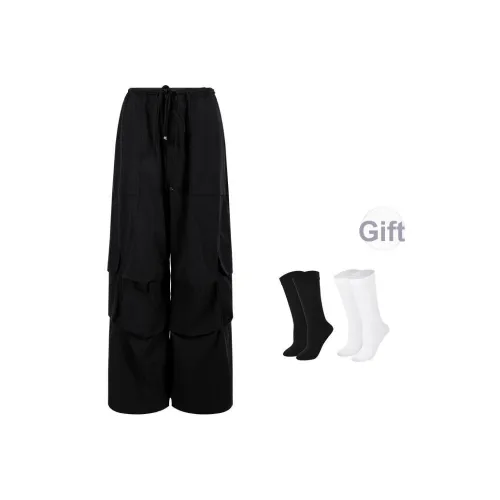 BSEVENI Карго Брюки Женские Черные