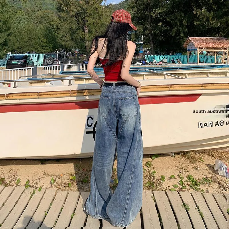 Wen Shan Jeans Women's Vintage Blue-6