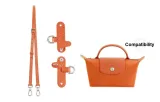 Carrot Silver-Tone Buckle (Lóngyè Miàn Perforated Abrasion-Resistant Buckle+Shoulder Strap)