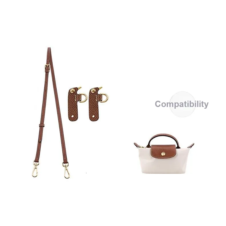 Jingxi Cow Leather Longchamp Mini Dumpling Bag With Free Perforated Leather Buckle Strap Women's Multicolor