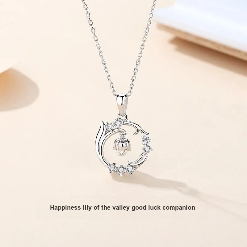 LAA 925 Sterling Silver Necklaces Women's-4