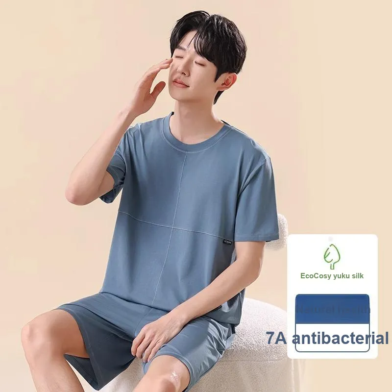 H YXIANG Men Pajama Sets-9