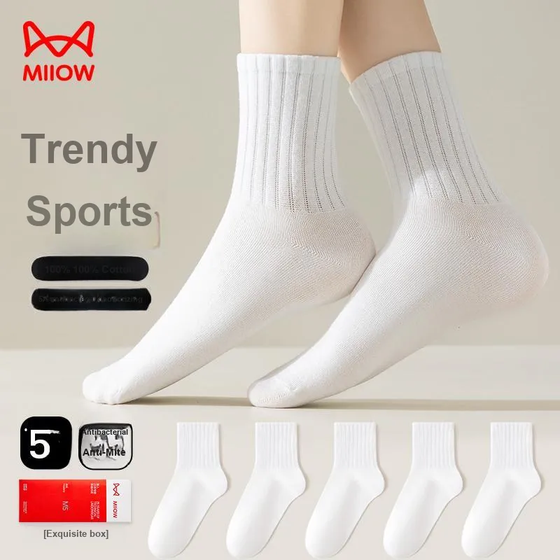 MIIOW Ankle Socks Women's 5 Pack-2