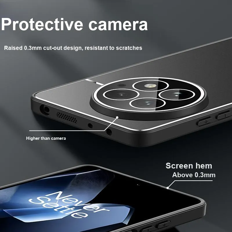 YUBEN Acrylic Material Rotating Stand Phone Cases Compatibility With OnePlus 13T/13/12/ACE5/ACE3/ACE2V/Pro-5