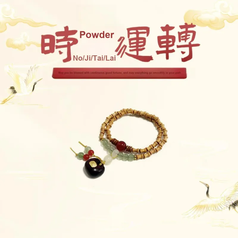 Ryukyu Barbie Sandalwood Bracelets Unisex-1