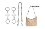Four-Leaf Clover Extender Chain *2+Decorative Chain 45cm
