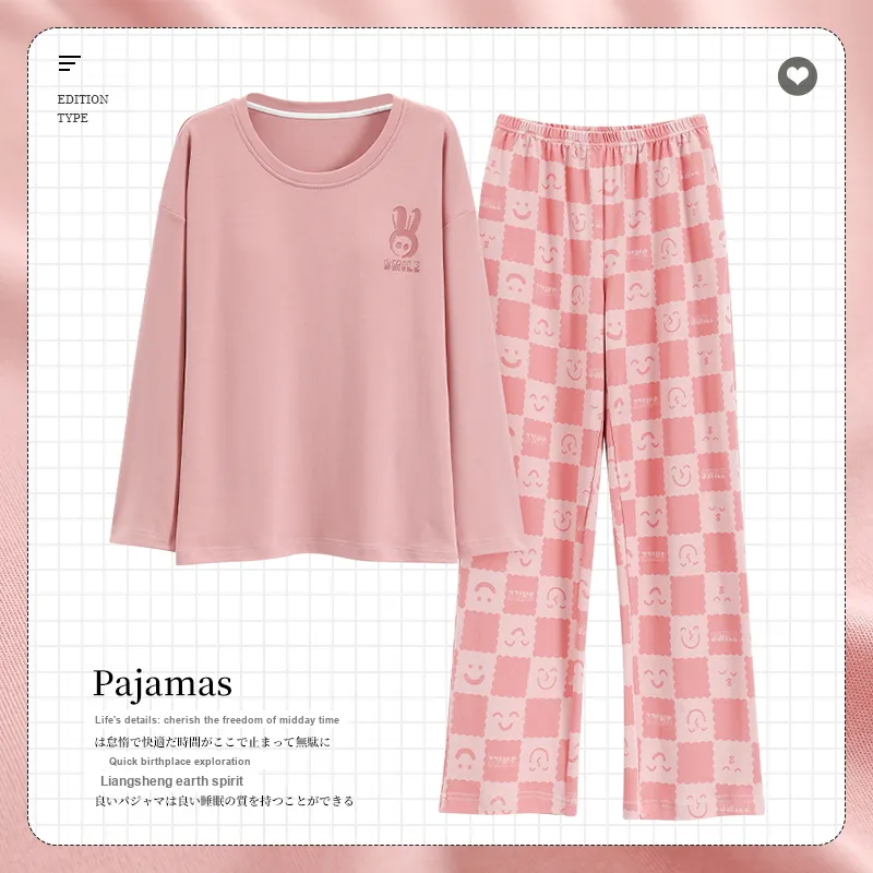 FENTENGCARE Pajama Set Women's Pink-1