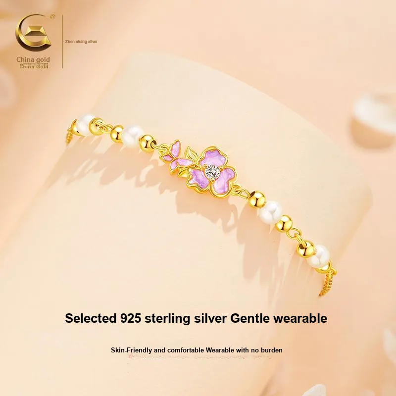 ZSY 925 Sterling Silver Bracelets Women's-3